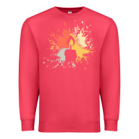 Cardinal candle t  shirt c a n d l e i n k s p l a s h t  shirt Premium Sweatshirt - linhVisuals
