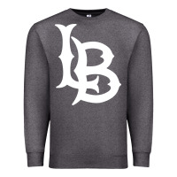 Charcoal Heather long beach  the beach Premium Sweatshirt - linhVisuals