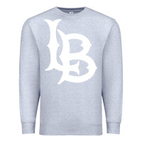 Heather Grey long beach  the beach Premium Sweatshirt - linhVisuals
