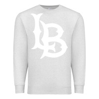 Oatmeal Heather long beach  the beach Premium Sweatshirt - linhVisuals