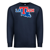 Navy louisiana tech bulldogs Premium Sweatshirt - linhVisuals