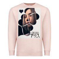 Pale Pink Chishiya Alice In Borderland Premium Sweatshirt - linhVisuals