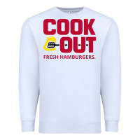 White Cookout Premium Sweatshirt - linhVisuals
