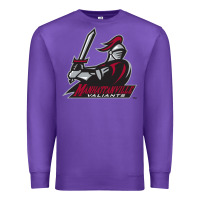 Purple manhattanville valiants Premium Sweatshirt - linhVisuals