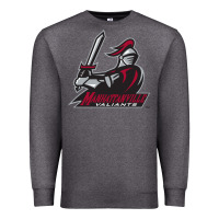 Charcoal Heather manhattanville valiants Premium Sweatshirt - linhVisuals