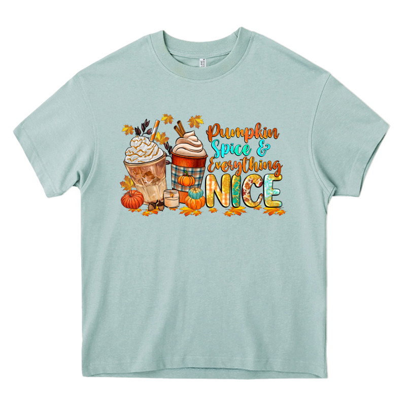 Pumpkin Spice And Everything Nice Heavy Core Tee by CowGirlArtShop | Teevron