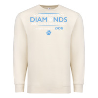 Sandshell whoever said that diamonds are a girls best friend never owned a dog Premium Sweatshirt - linhVisuals