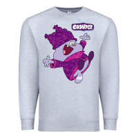 Heather Grey chowder Premium Sweatshirt - linhVisuals