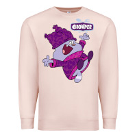 Pale Pink chowder Premium Sweatshirt - linhVisuals