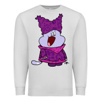 Dove Grey chowder Premium Sweatshirt - linhVisuals