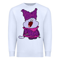 White chowder Premium Sweatshirt - linhVisuals