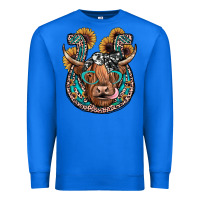 True Royal highland cow horseshoe Premium Sweatshirt - JahusDesignShop