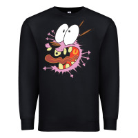 Black courage the cowardly dog Premium Sweatshirt - linhVisuals