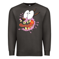 Smoke courage the cowardly dog Premium Sweatshirt - linhVisuals