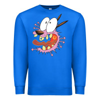 True Royal courage the cowardly dog Premium Sweatshirt - linhVisuals