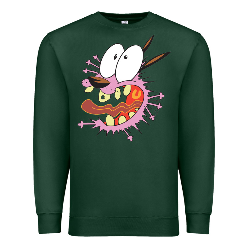 Courage The Cowardly Dog Premium Sweatshirt by linhVisuals | Teevron