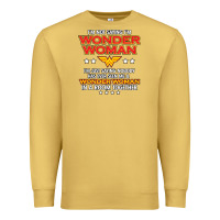 Antique Gold wonder  woman Premium Sweatshirt - linhVisuals