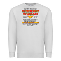 Dove Grey wonder  woman Premium Sweatshirt - linhVisuals