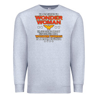 Heather Grey wonder  woman Premium Sweatshirt - linhVisuals