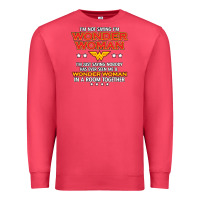 Cardinal wonder  woman Premium Sweatshirt - linhVisuals