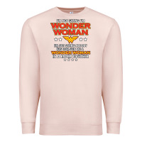 Pale Pink wonder  woman Premium Sweatshirt - linhVisuals