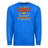 True Royal wonder  woman Premium Sweatshirt - linhVisuals