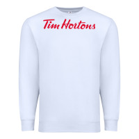 White Tim Hortons Premium Sweatshirt - linhVisuals