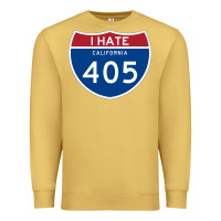 Antique Gold los angeles california interstate 405 (i 405) sweatshirt Premium Sweatshirt - linhVisuals