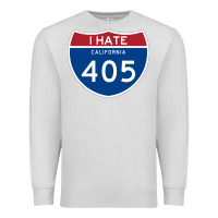 Dove Grey los angeles california interstate 405 (i 405) sweatshirt Premium Sweatshirt - linhVisuals