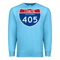 Ocean Blue los angeles california interstate 405 (i 405) sweatshirt Premium Sweatshirt - linhVisuals