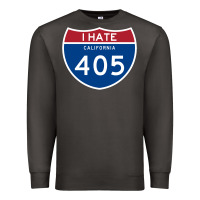 Smoke los angeles california interstate 405 (i 405) sweatshirt Premium Sweatshirt - linhVisuals