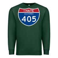 Sports Green los angeles california interstate 405 (i 405) sweatshirt Premium Sweatshirt - linhVisuals