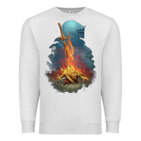 Oatmeal Heather Souls Bonfire Premium Sweatshirt - linhVisuals