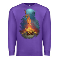 Purple Souls Bonfire Premium Sweatshirt - linhVisuals