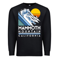 Black mammoth mountain california retro ski sweatshirt Premium Sweatshirt - linhVisuals