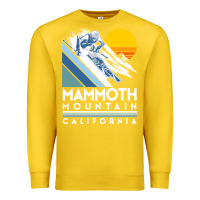 Lemon mammoth mountain california retro ski sweatshirt Premium Sweatshirt - linhVisuals
