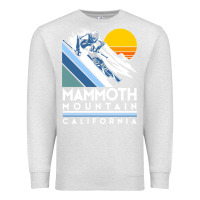 Oatmeal Heather mammoth mountain california retro ski sweatshirt Premium Sweatshirt - linhVisuals