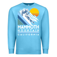 Ocean Blue mammoth mountain california retro ski sweatshirt Premium Sweatshirt - linhVisuals
