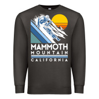 Smoke mammoth mountain california retro ski sweatshirt Premium Sweatshirt - linhVisuals