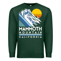 Sports Green mammoth mountain california retro ski sweatshirt Premium Sweatshirt - linhVisuals