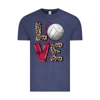 Vintage Denim love volleyball Vintage Tee - FaDigitalArtStudio