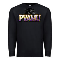 Black Prairie View A&M Panthers And Lady Panthers Rectangle Patch Premium Sweatshirt - linhVisuals