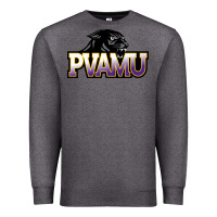 Charcoal Heather Prairie View A&M Panthers And Lady Panthers Rectangle Patch Premium Sweatshirt - linhVisuals