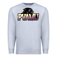 Heather Grey Prairie View A&M Panthers And Lady Panthers Rectangle Patch Premium Sweatshirt - linhVisuals