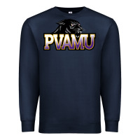 Navy Prairie View A&M Panthers And Lady Panthers Rectangle Patch Premium Sweatshirt - linhVisuals