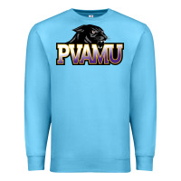 Ocean Blue Prairie View A&M Panthers And Lady Panthers Rectangle Patch Premium Sweatshirt - linhVisuals