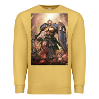 Antique Gold Warhammer Characters Premium Sweatshirt - linhVisuals