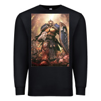 Black Warhammer Characters Premium Sweatshirt - linhVisuals