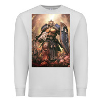 Dove Grey Warhammer Characters Premium Sweatshirt - linhVisuals
