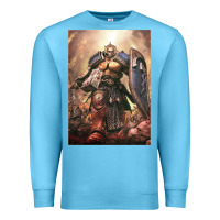 Ocean Blue Warhammer Characters Premium Sweatshirt - linhVisuals